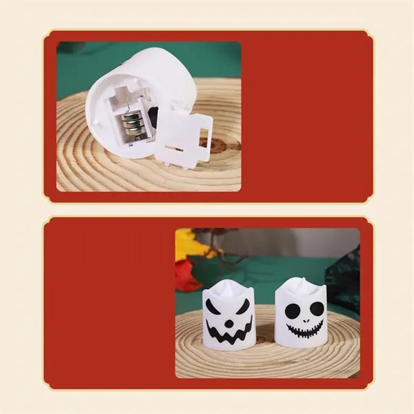 Color Changing LED Gift Tealight Halloween Flameless Candles