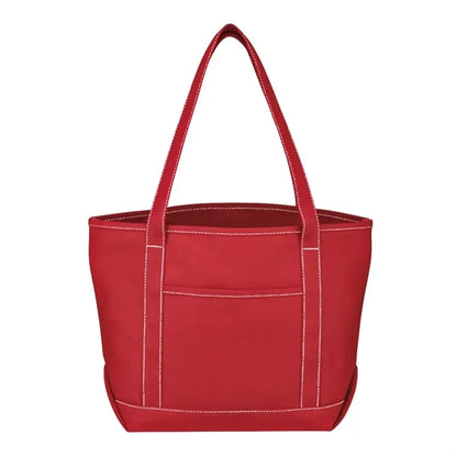 Full Color Medium 24 oz Cotton Canvas Yacht Tote Bag