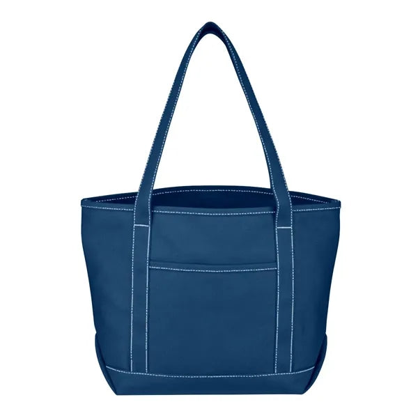Full Color Medium 24 oz Cotton Canvas Yacht Tote Bag
