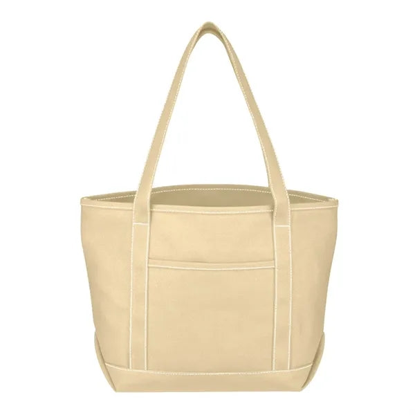 Full Color Medium 24 oz Cotton Canvas Yacht Tote Bag