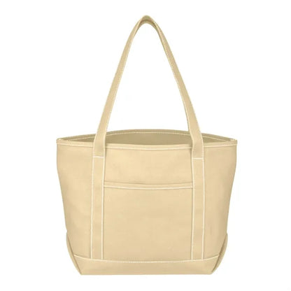 Full Color Medium 24 oz Cotton Canvas Yacht Tote Bag