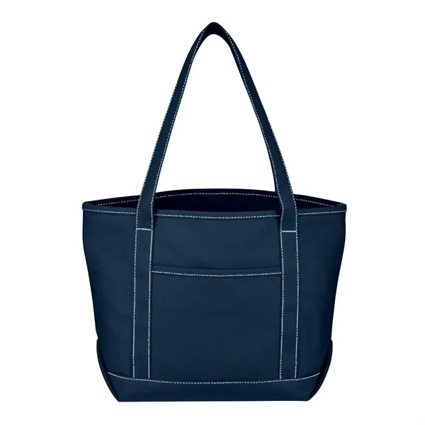 Full Color Medium 24 oz Cotton Canvas Yacht Tote Bag