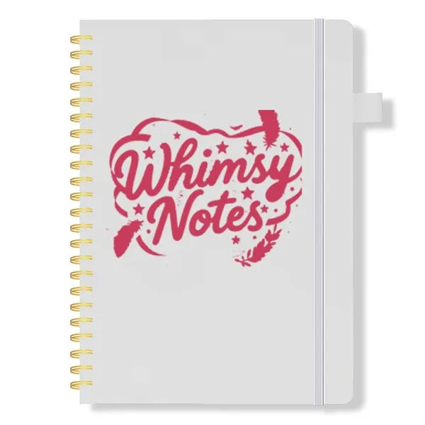 Soft 5" x 7" Spiral Journal Notebook W/Pen Loop