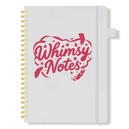Soft 5" x 7" Spiral Journal Notebook W/Pen Loop