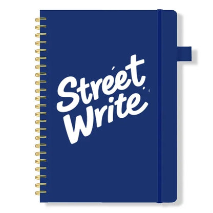 Soft 5" x 7" Spiral Journal Notebook W/Pen Loop