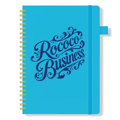Soft 5" x 7" Spiral Journal Notebook W/Pen Loop
