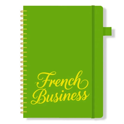 Soft 5" x 7" Spiral Journal Notebook W/Pen Loop