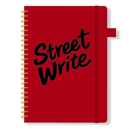 Soft 5" x 7" Spiral Journal Notebook W/Pen Loop