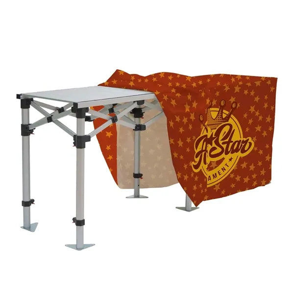 32"H x 115"W Pop-Up Table & Fitted Dye Sub Throw Kit