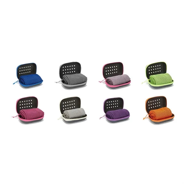 Sports Towel Sweat Rag Breathable Cooling With Storage Box