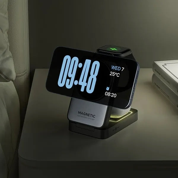 3-In-1foldable Wireless Magnetic Charger For With Magsafe