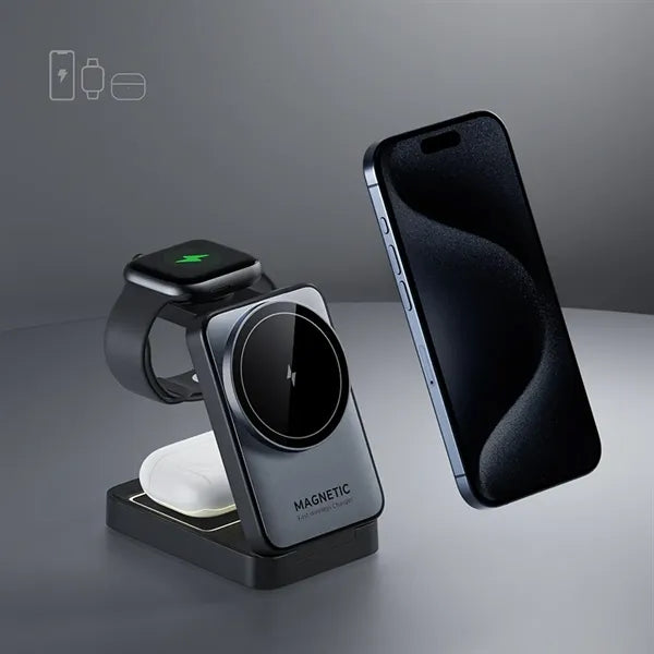 3-In-1foldable Wireless Magnetic Charger For With Magsafe