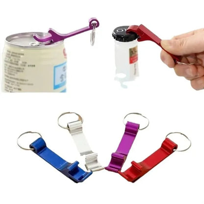 Metal Aluminum Tiger Can Opener Portable Key Chain Ring