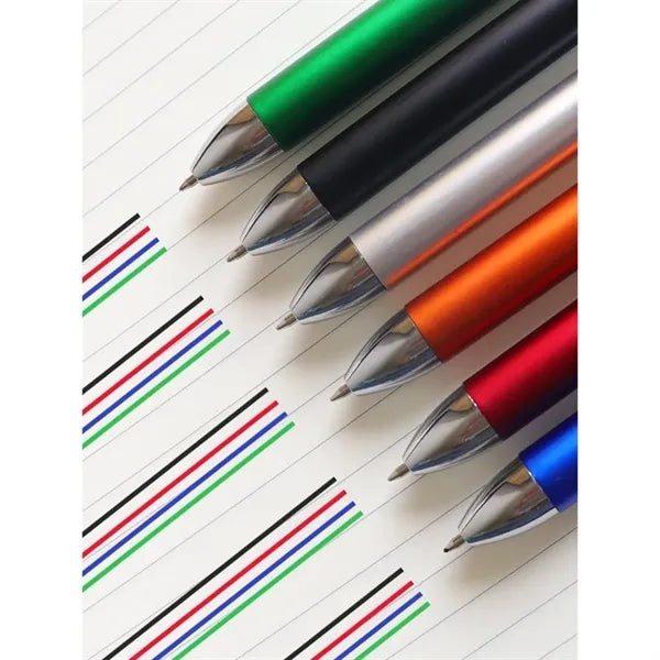 4 in 1 Multicolor Pen with Phone Stand