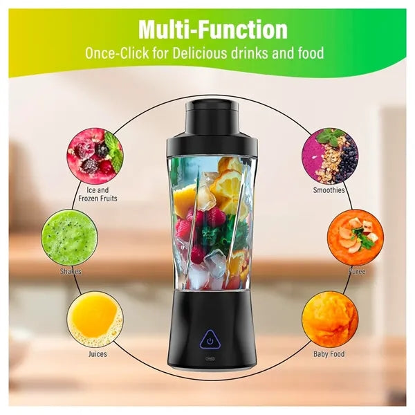 24 Oz Portable Blender for Smoothies and Protein Shakes