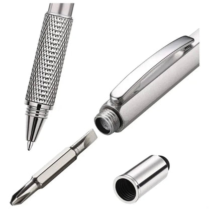6 in 1 Multifunction Tool Pen with Ruler Stylus Screwdrivers