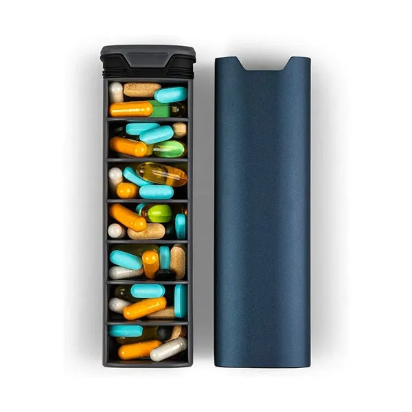 Premium Pill Organizer Travel 7 Day Large Capacity Box