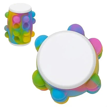 Round Push Pop Spinning Top