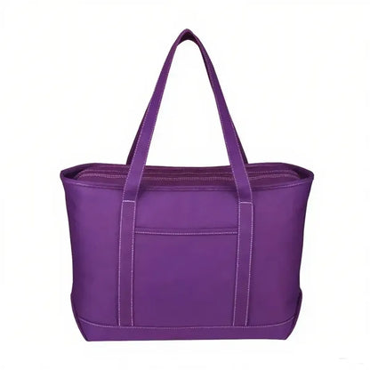Large 24 oz. Cotton Canvas Tote Bag