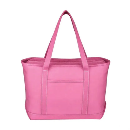 Large 24 oz. Cotton Canvas Tote Bag