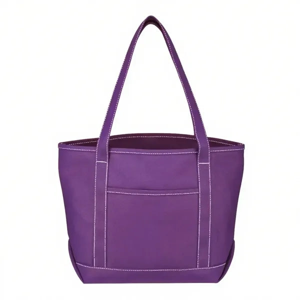 Full Color Medium 24 oz Cotton Canvas Yacht Tote Bag