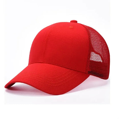 6-Pack Cotton Breathable Trucker Baseball Caps