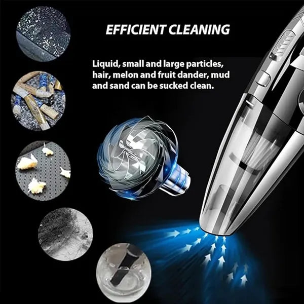 Handheld USB cordless portable wet dry vacuum cleaner