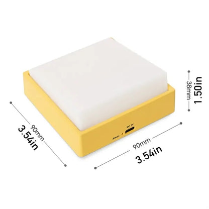 Wireless portable rechargeable dimmable warm night light