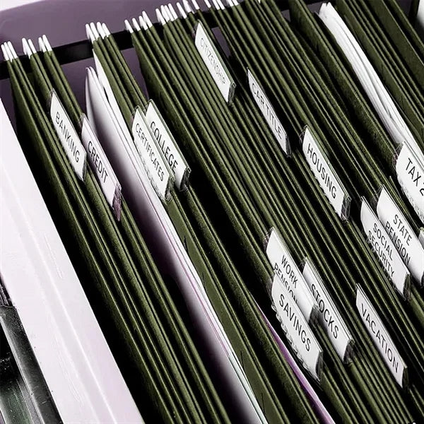 School assorted colors extra capacity hanging file folders