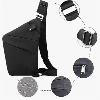 Waterproof Anti-Theft Crossbody Sling Shoulder Bag