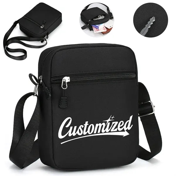 Durable Oxford Shoulder Sling Bag with Adjustable Strap