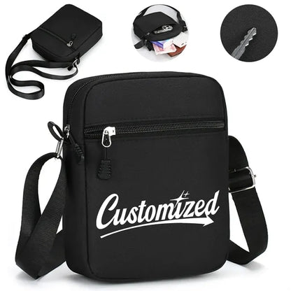 Durable Oxford Shoulder Sling Bag with Adjustable Strap