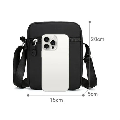 Durable Oxford Shoulder Sling Bag with Adjustable Strap