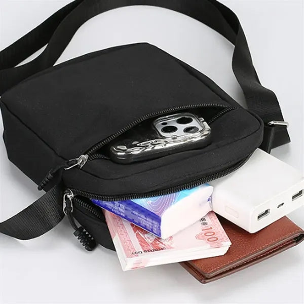 Durable Oxford Shoulder Sling Bag with Adjustable Strap