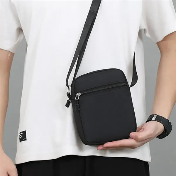 Durable Oxford Shoulder Sling Bag with Adjustable Strap