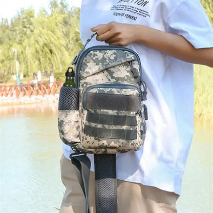 Tactical Outdoor Sling Crossbody Lure Bag w/ USB Port