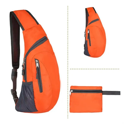 Customizable foldable Crossbody Sling Bag for Travel Outdoor