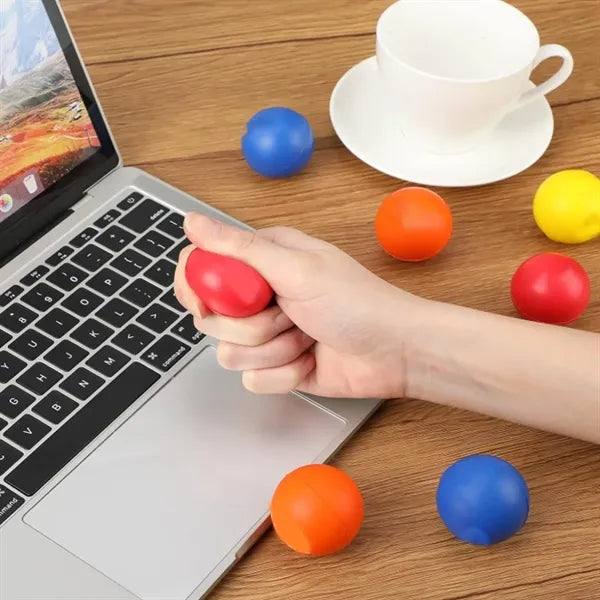 Custom Logo PU Stress Reliever Ball Squeeze Toy