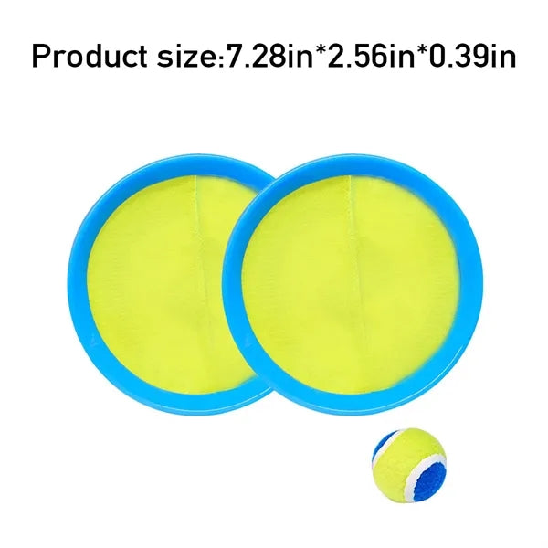 Family outdoor beach sports game toss and catch ball set