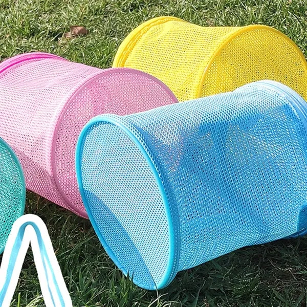 Multifunctional home outdoor mesh beach shell storage bag