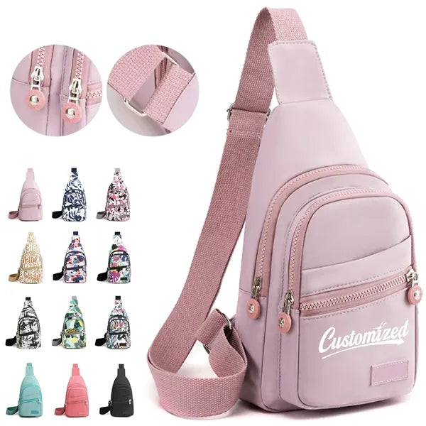 Large Capacity Splashproof Waterproof Crossbody Sling Bag