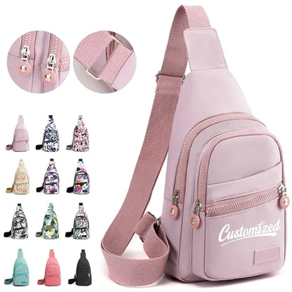 Large Capacity Splashproof Waterproof Crossbody Sling Bag