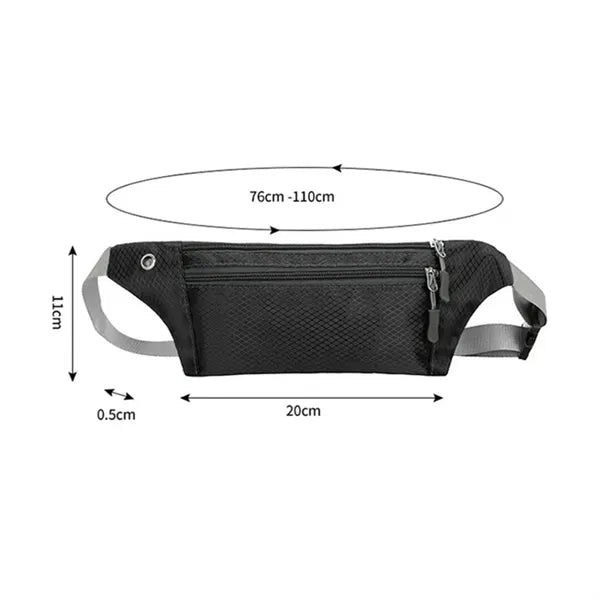 Adjustable Sport Fanny Pack Waist Bag for Outdoor Travel