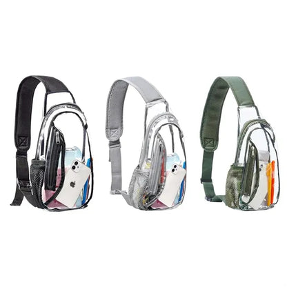 Stadium Approved Transparent Clear Sling Crossbody Bag