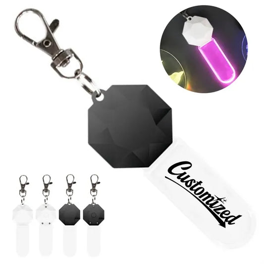 Custom LED Acrylic Keychain with Flashing Light