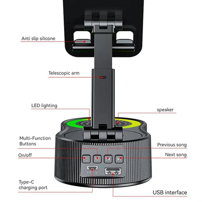 5 in 1 Inductive Wireless Bluetooth Phone Stand Speaker
