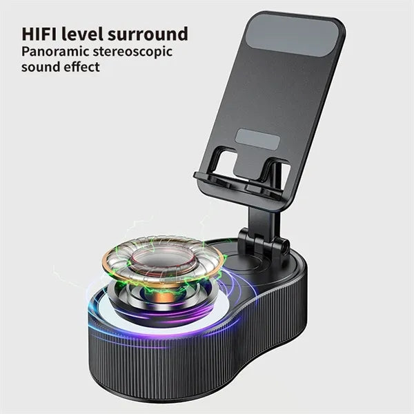 5 in 1 Inductive Wireless Bluetooth Phone Stand Speaker