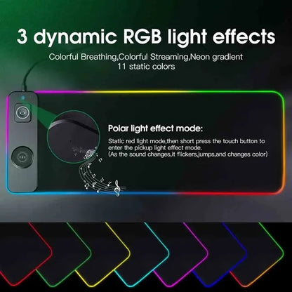 3-In-1 RGB Magnetic wireless Mousepad