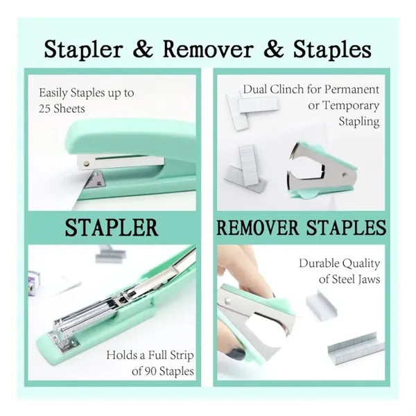 Teal Desk Accessories Office Supplies