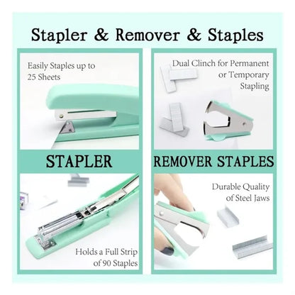 Teal Desk Accessories Office Supplies